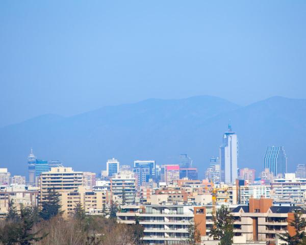 Piękny widok miasta Ciudad Temuco