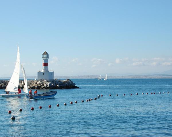 Pemandangan indah Vina del Mar