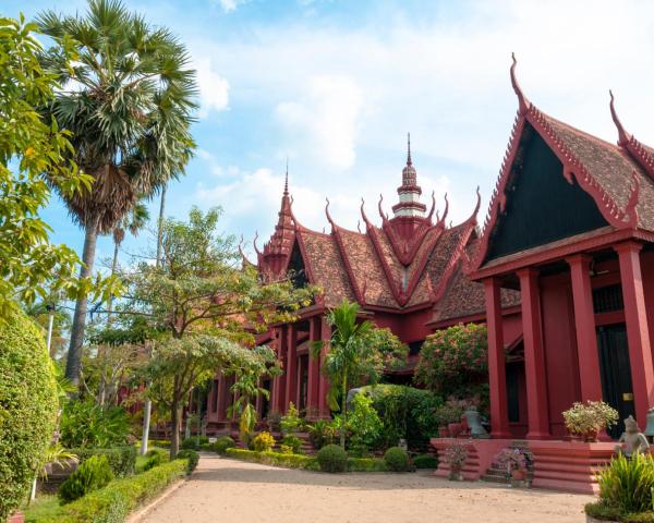 Una bellissima vista di Phnom Penh