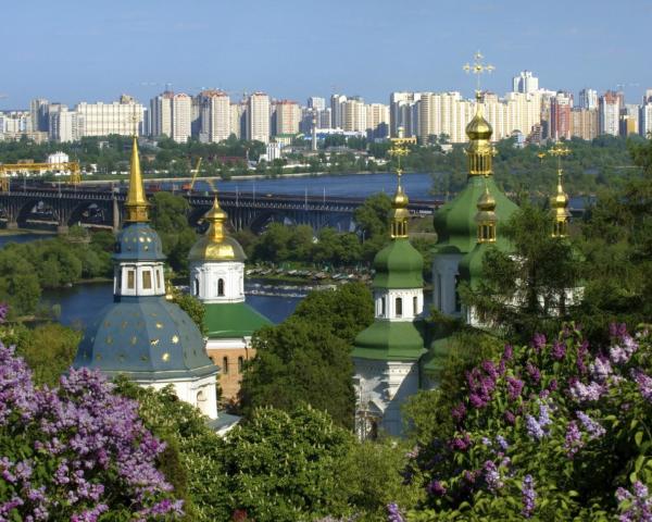 Όμορφη θέα του προορισμού Κίεβο