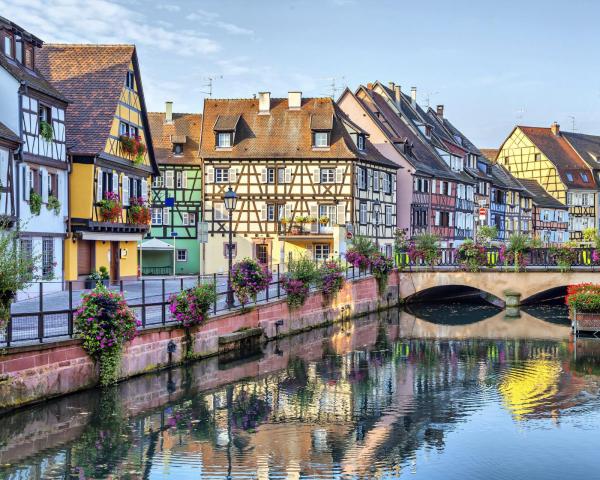 Una bonita vista de Colmar