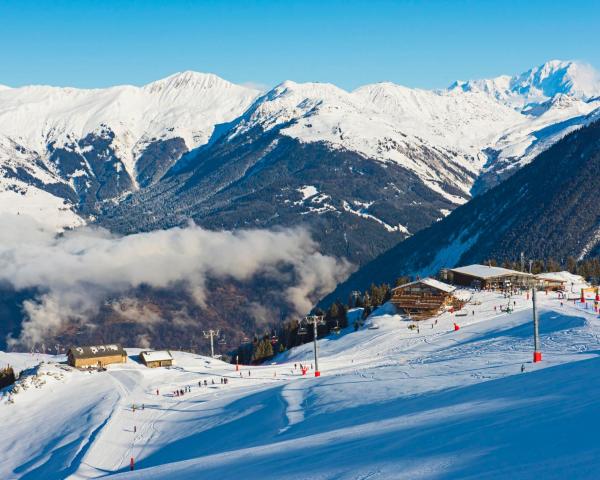 A beautiful view of Courchevel.