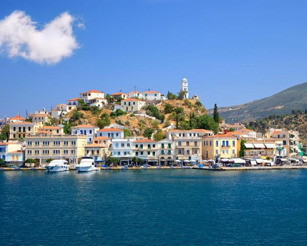 A beautiful view of Poros.