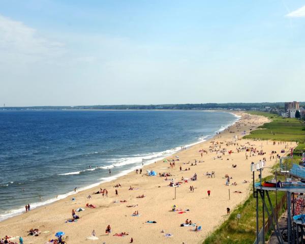 A beautiful view of Old Orchard Beach