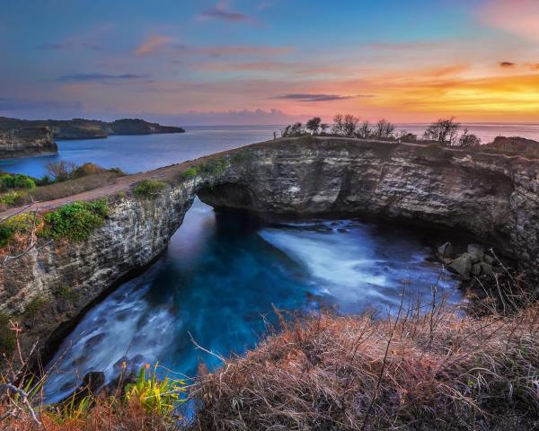 Vakker utsikt over Nusa Penida