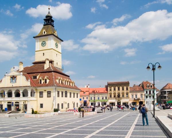 A beautiful view of Brasov