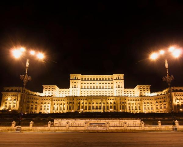 Ein schöner Blick auf Bukarest