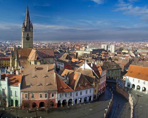 A beautiful view of Sibiu