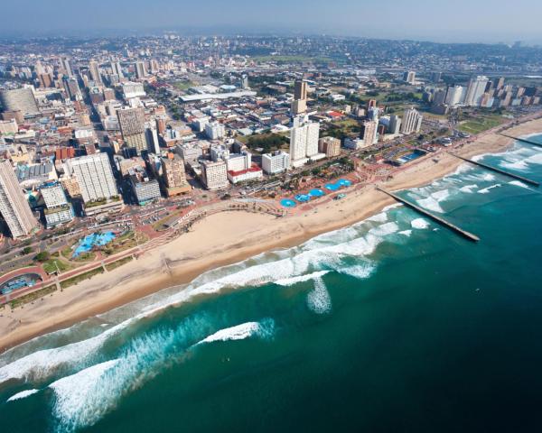 A beautiful view of Durban.