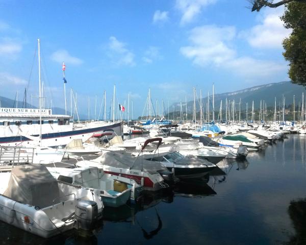 A beautiful view of Aix les Bains.