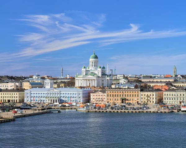 A beautiful view of Helsinki.