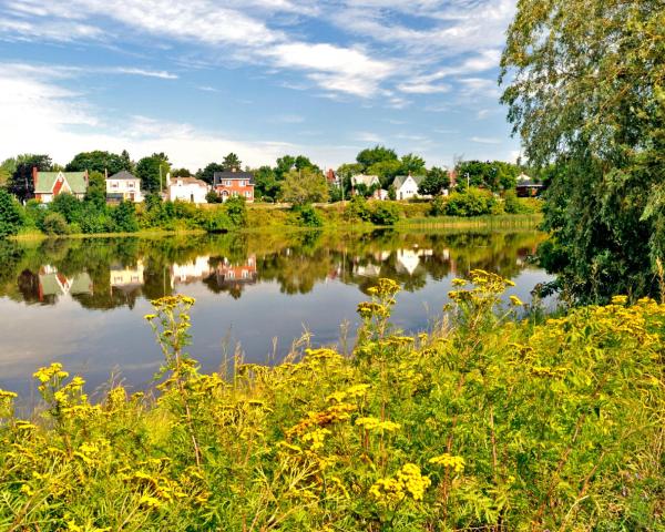 Uma bela vista de Moncton