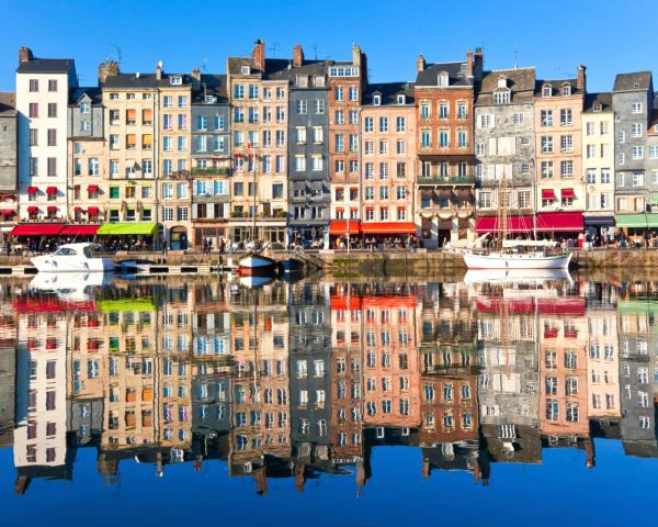 A beautiful view of Honfleur