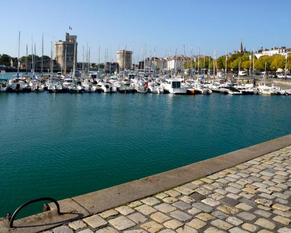 Una bonita vista de La Rochelle