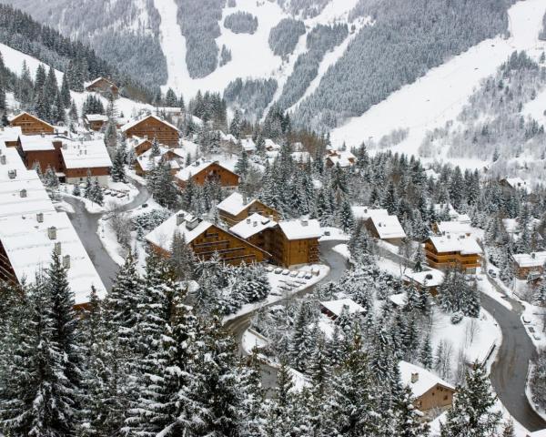 Een mooi uitzicht van Meribel