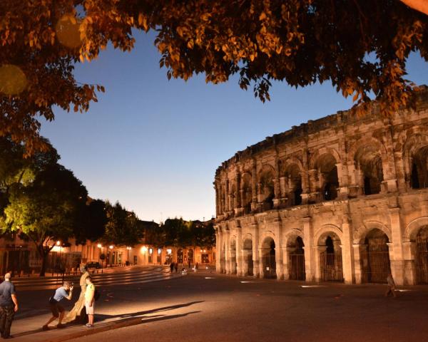 منظر جميل في Nimes