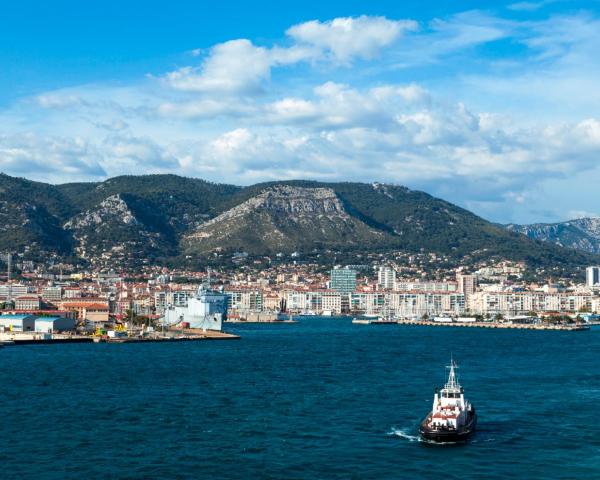 A beautiful view of Toulon.