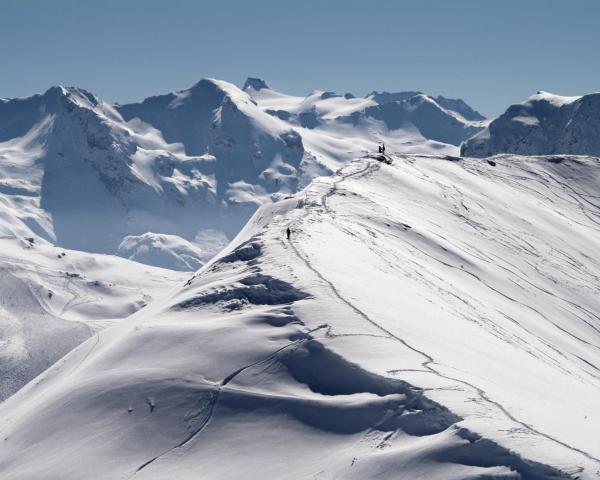 A beautiful view of Val d'Isere