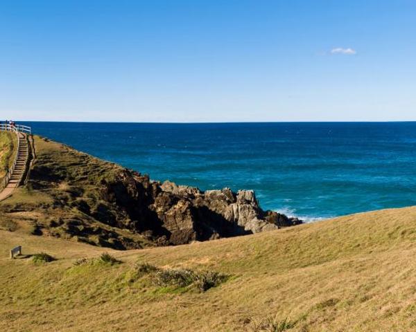 A beautiful view of Byron Bay.