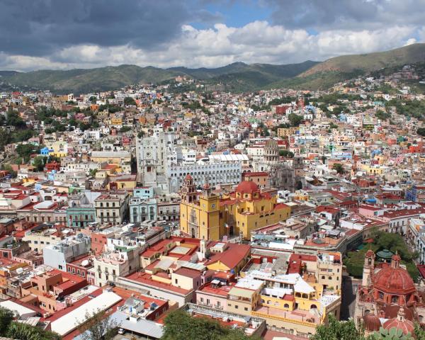Una bellissima vista di Ciudad Guanajuato