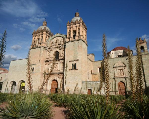 Linna Oaxaca kaunis vaade