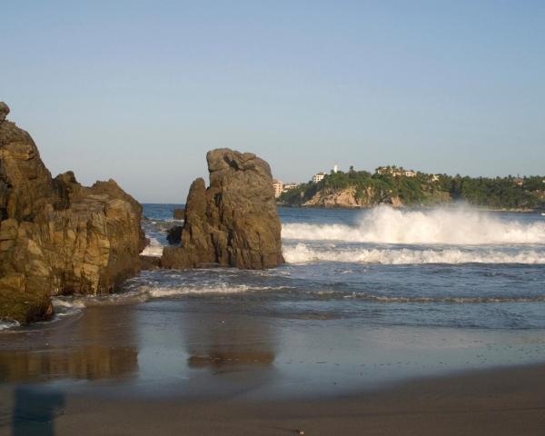 Een mooi uitzicht van Puerto Escondido