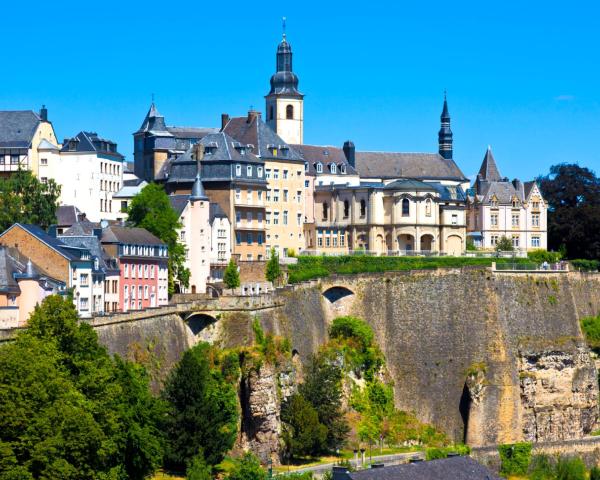 Čudovit pogled na mesto Luksemburg