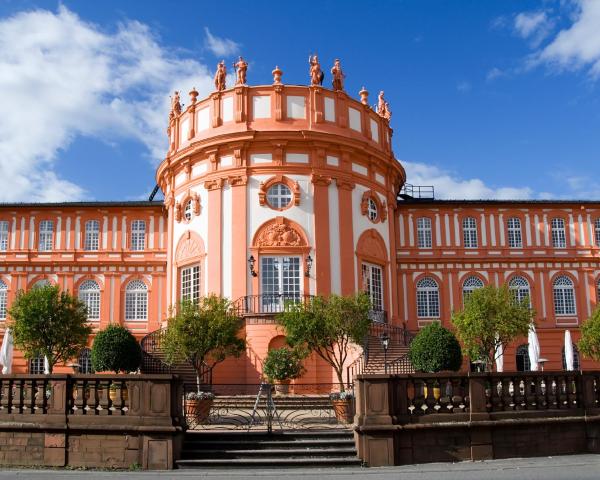 Ein schöner Blick auf Wiesbaden