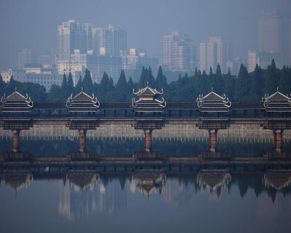 Vakker utsikt over Changsha