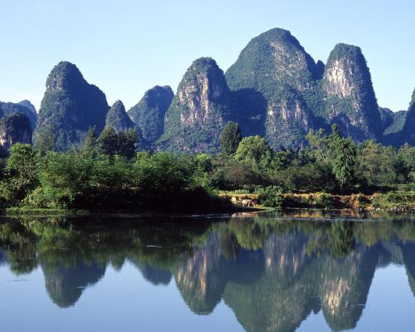 A beautiful view of Yangshuo