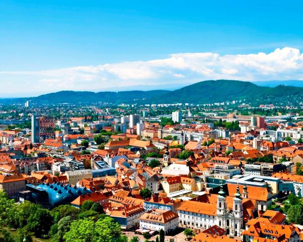 A beautiful view of Graz.