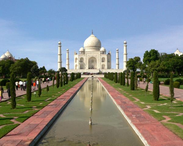 A beautiful view of Agra.