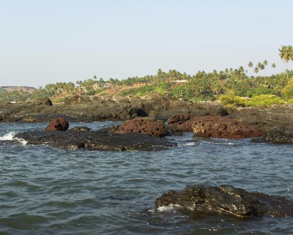 A beautiful view of Anjuna.