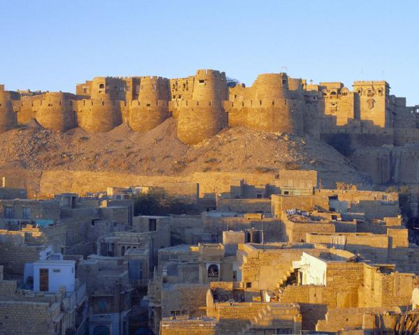 Una bonita vista de Jaisalmer