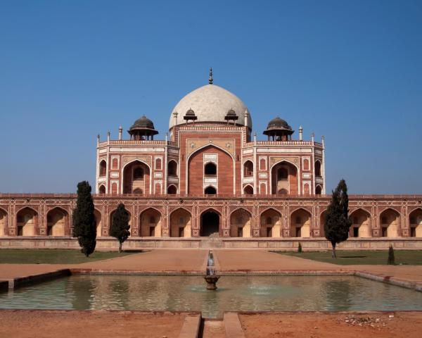 A beautiful view of New Delhi.