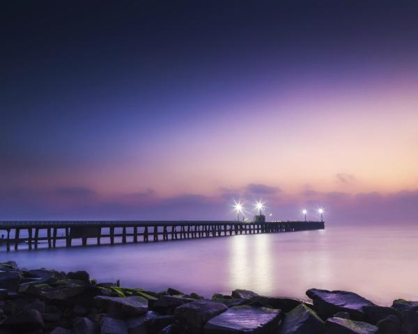 A beautiful view of Pondicheri.