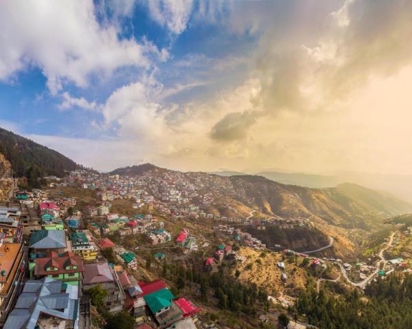 A beautiful view of Shimla.