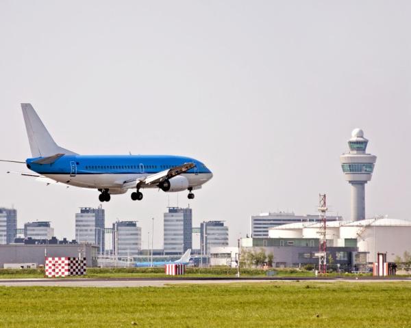 Piękny widok miasta Schiphol