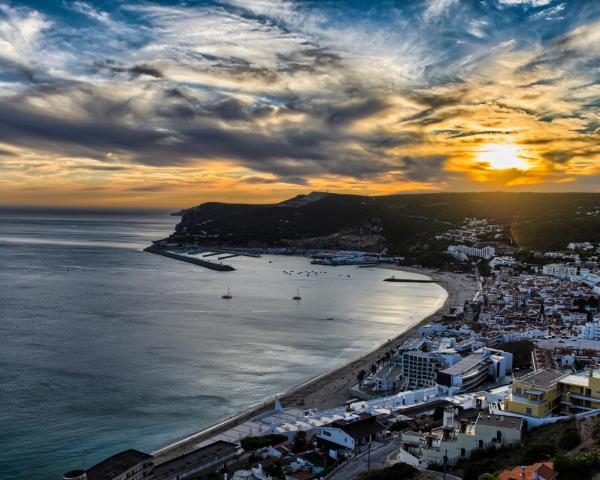 A beautiful view of Sesimbra.