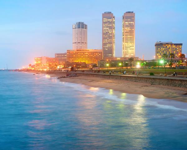 A beautiful view of Colombo.