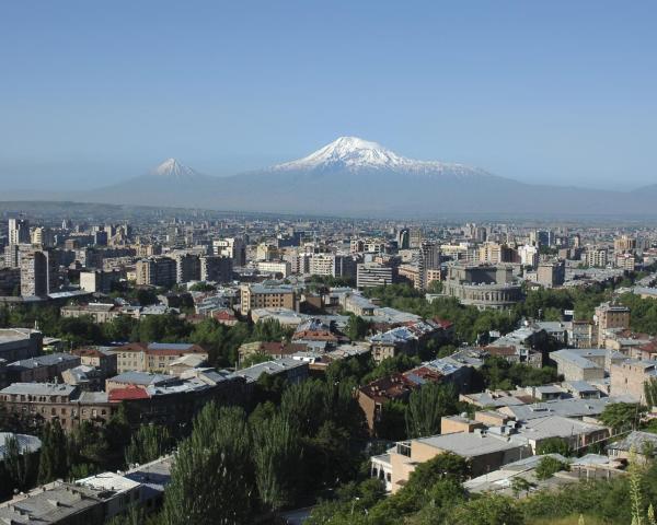 A beautiful view of Yerevan.