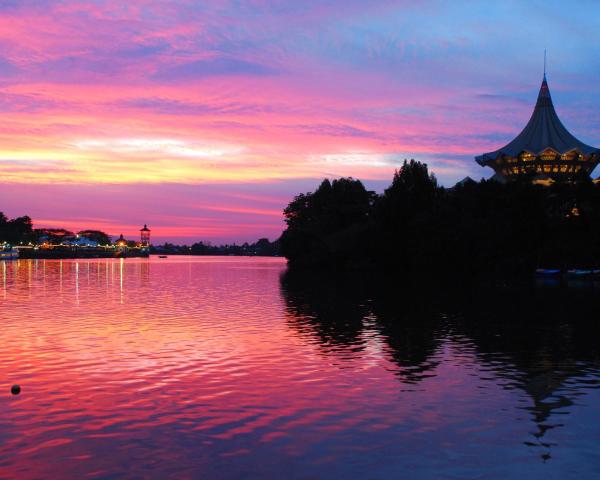 A beautiful view of Kuching.