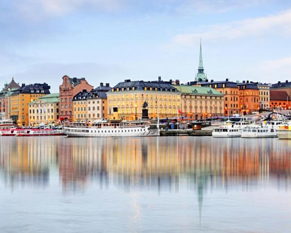 A beautiful view of Stockholm.