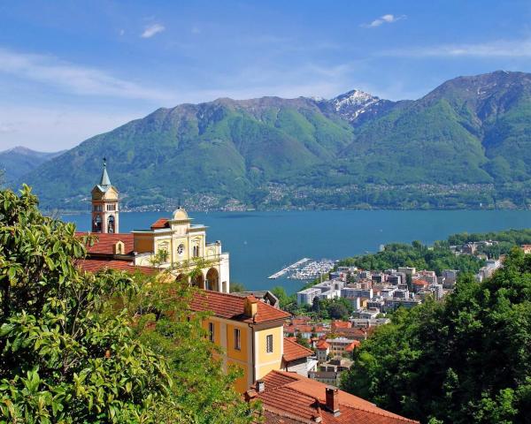 Una bonita vista de Locarno