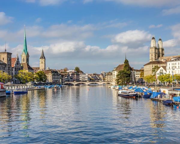 A beautiful view of Zürich.