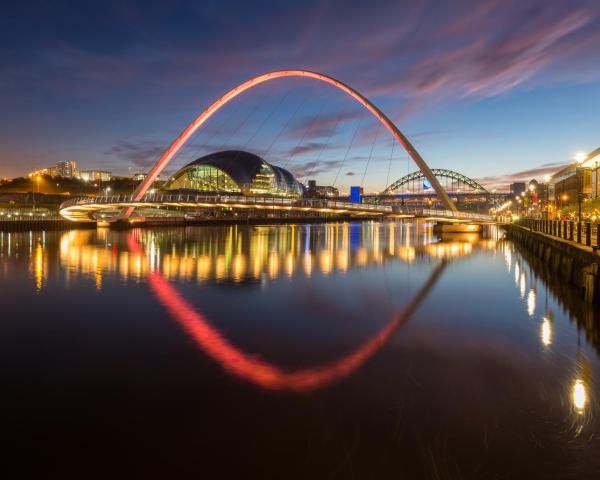 A beautiful view of Newcastle