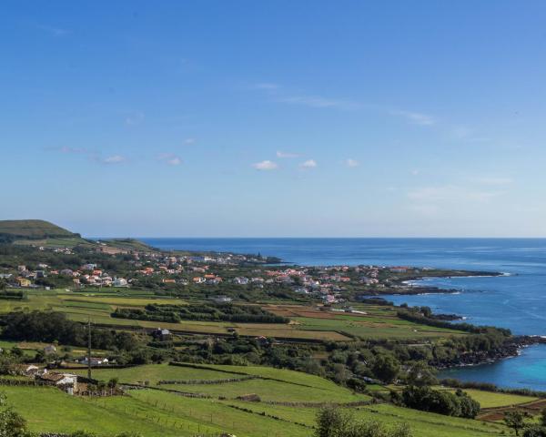 Een mooi uitzicht van Porto Martins