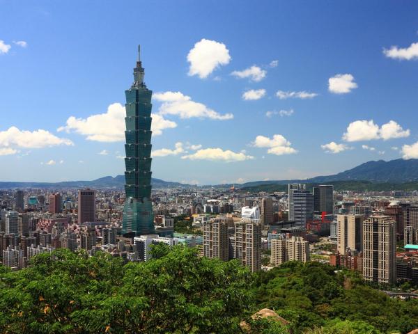 Kaunis näkymä kaupungista Taipei