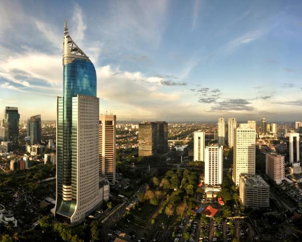 A beautiful view of Jakarta.