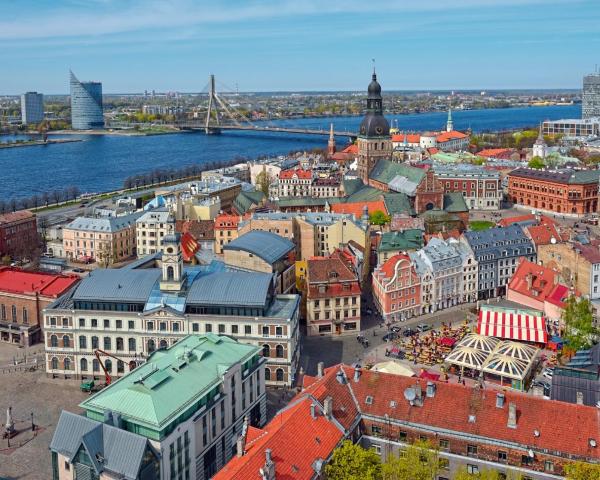 A beautiful view of Riga